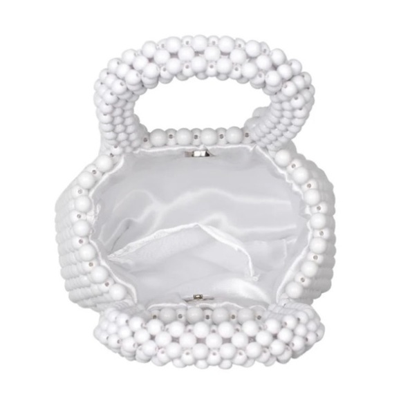 Dual Handle Mini Beaded Bag - Picture 5 of 16